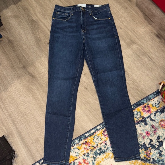 Frame Ali High Rise Cigarette Jean - Picture 1 of 2